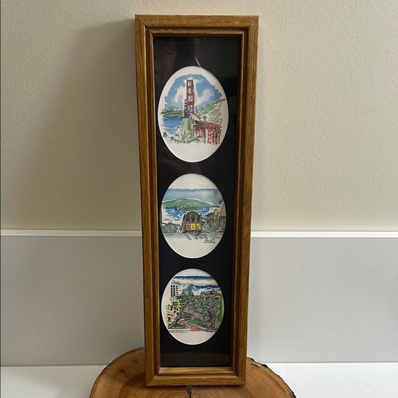 Diarmuid Harrington Framed Prints Of San Francisco Landmarks - Artist Signed - Picture 1 of 8